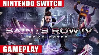 Saints Row IV ReElected Nintendo Switch Gameplay [upl. by Arlen]