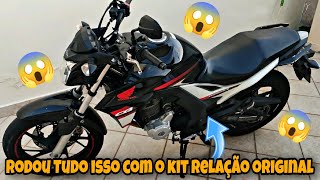 Como trocar a Relação da Honda CB twister passo a passo [upl. by Fachanan19]