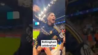 Bellingham celebration with fans after win vs Man City [upl. by Gustave]