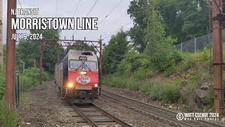 NJ Transit Morristown Line  July 9 2024 [upl. by Riesman]