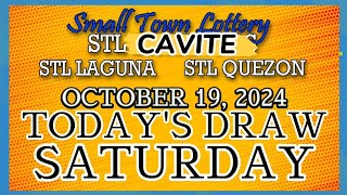 STL CAVITE STL LAGUNA STL QUEZON TODAY DRAW OCTOBER 19 2024 [upl. by Persian]