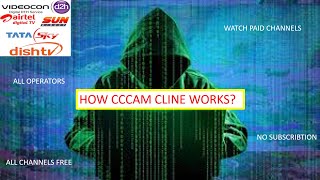 WHAT IS CCCAM CLINE  CARD SHARING  WATCH PAID CHANNELS  Dish Tv Updates [upl. by Kaslik]