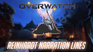 Overwatch  Reinhardt Narration Lines in Junkensteins Revenge [upl. by Airel14]