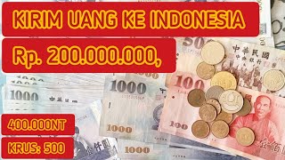 DARI TAIWAN BISA LANGSUNG KIRIM UANG Rp200000000 400000 NT [upl. by Nevaj]