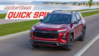 2025 Chevrolet Equinox  MotorWeek Quick Spin [upl. by Asserrac]