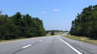 Adirondack Northway Interstate 87 Exits 38 to 41 northbound [upl. by Canale]