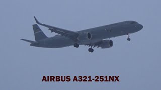 Airbus A321251NX Luftwaffe landing on EPRZ RzeszówJasionka Airport [upl. by Aneema]