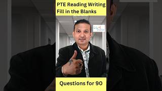 PTE Reading Writing Fill in the Blanks  Questions for 90  Edutrainex [upl. by Liek]