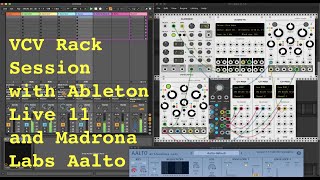 Ableton Live 11 x VCV Rack Evening Session [upl. by Atirys406]