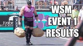 WORLDS STRONGEST MAN  EVENT 1 RESULTS 2024 [upl. by Aihsit31]