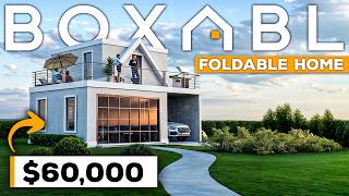 BOXABL Foldable Prefab Homes Factory Tour amp Modular Home overview 60000 Instant House [upl. by Tuneberg]