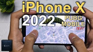 iPhone X Plus Pubg Mobile Gaming Test in 2022 [upl. by Ybot]