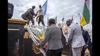 Célébration de la journée internationale des Casques Bleus en République centrafricaine [upl. by Burke617]