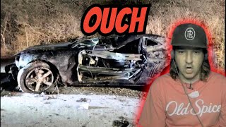 Camaro FLIPS during Police chase  Crazy police pursuit  Reacts [upl. by Nnylaj]