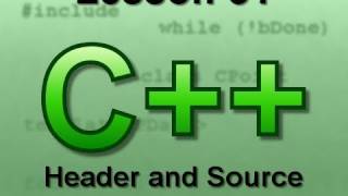 C Console Lesson 51 Header and Source Files [upl. by Moir]