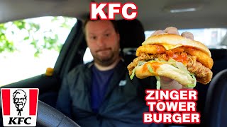 KFC ZINGER TOWER REVIEW  FLAVOUR ODYSSEY [upl. by Enitsirc]