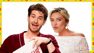 Andrew Garfield amp Florence Pugh Test How Well They Know Each Other  Vanity Fair [upl. by Ynahpit]