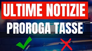 PROROGA IMPOSTE 2024 ULTIME NOTIZIE PER PARTITE IVA FORFETTARI E SOGGETTI ISA [upl. by Yole]