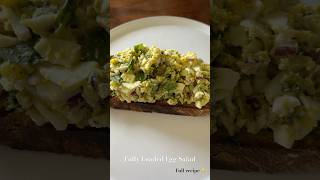 Egg Salad  But Better 🍳🌿 highprotein highproteinbreakfast eggsalad recipe recipeideas [upl. by Annonyw851]