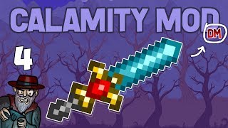 Terraria  4 INSANE DAMAGE EATER OF WORLDS  Calamity Mod DMode Lets Play [upl. by Ylebmik354]