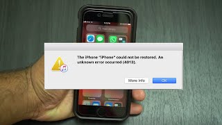 2021 Solution How to Fix iPhone Error 4013 [upl. by Bendick]