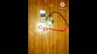 13005 transistor on off Automatic LED light sarki shortvideo [upl. by Leirad50]