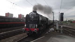 60163 Tornado on The North Briton at Doncaster on 29042017 [upl. by Miharba]