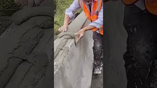 Anti collision wall cement mortar smoothing process [upl. by Inilahs985]