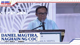 Daniel Magtira naghain ng COC sa pagkasenador sa 2025 elections [upl. by Gladi747]