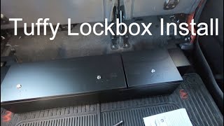 Tuffy Underseat Lockbox Install [upl. by Eelaroc271]