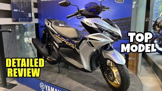 2024 Yamaha Aerox Version S Detailed Review Video  Yamaha Aerox 155 New Model  Aerox 155 VersionS [upl. by Eleets]