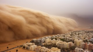 Terrifying Tornadolike Storm Hits UAE – Watch the Chaos Unfold [upl. by Nelav]