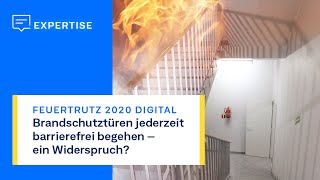 Brandschutztüren barrierefrei begehen  GEZE Expertenwissen [upl. by Athalia]