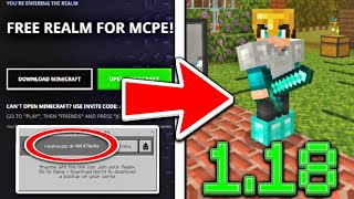 Join My Realms SMP For MCPE 118  Minecraft Bedrock Edition [upl. by Ardnaid]