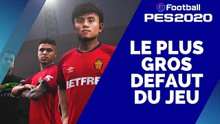 PES 2020  MON COUP DE GUEULE sur le pire défaut du jeu selon moi [upl. by Rebak]