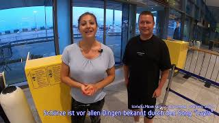 VBlog Goldstrand Opening 2024 mit Tina Teil 12 Abschied am Airport Varna feat Schürze [upl. by Howlan]