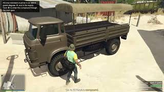 Supply Truck Entrance Longfin  Cayo Perico Heist [upl. by Dorcia]