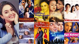 Preity Zinta All Movies List Hit and Flop  Preity Zinta Movie list [upl. by Solly]