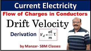 Drift Velocity amp Flow of Charges in Conductor  IN HINDI [upl. by Anawak988]