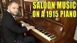 Top 10 Saloon Music on a 1915 Piano [upl. by Oivalf795]