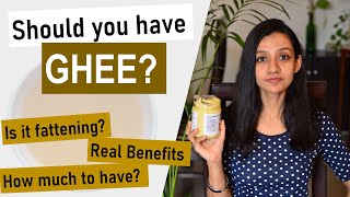 GHEE  REAL HEALTH BENEFITS and HOW MUCH GHEE to Eat per day [upl. by Ecyob]