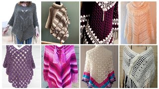 Crochet hand made shurug  Womens ponchoo design ideas [upl. by Quennie]