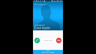 Sony Xperia Z1 Compact Screen Record Incoming call [upl. by Nho205]