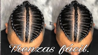 TRENZAS PARA HOMBRES FACIL [upl. by Adachi]