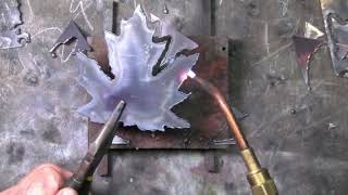 Cutting Copper with the OxygenAcetylene Torch [upl. by Drarig]