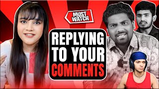 Finally Replying To Your Comments ✅ [upl. by Dhruv]