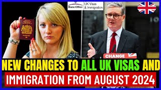 UK Government Announce Potential Changes To Immigration Rules All Visas Affected UKVI From August [upl. by Oedama]