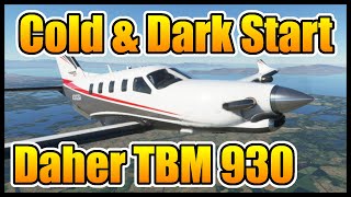 Daher TBM 930 Startup Tutorial w Checklists MSFS2020 [upl. by Juanne]