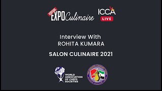 Rohita Kumara Speaks at the Salon Culinaire 2021 on ICCA Live [upl. by Alberik]