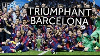 Highlights Barcelona win the 2015 UEFA Champions League in Berlin [upl. by Nehgam]